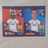 کارت های فوتبالی کمیدی BENZEMA و KROOS