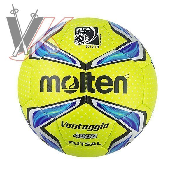 توپ فوتسال دوختی مولتن مدل ونتاژیو 4800 سبز کد 1902023