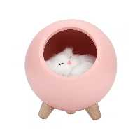 اسپیکر و چراغ خواب فانتزی طرح گربه خانگی