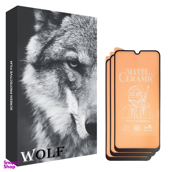 محافظ صفحه نمایش سرامیکی ولف مدل CRM-WF20 مناسب برای گوشی موبایل سامسونگ Galaxy S20 بسته سه عددی