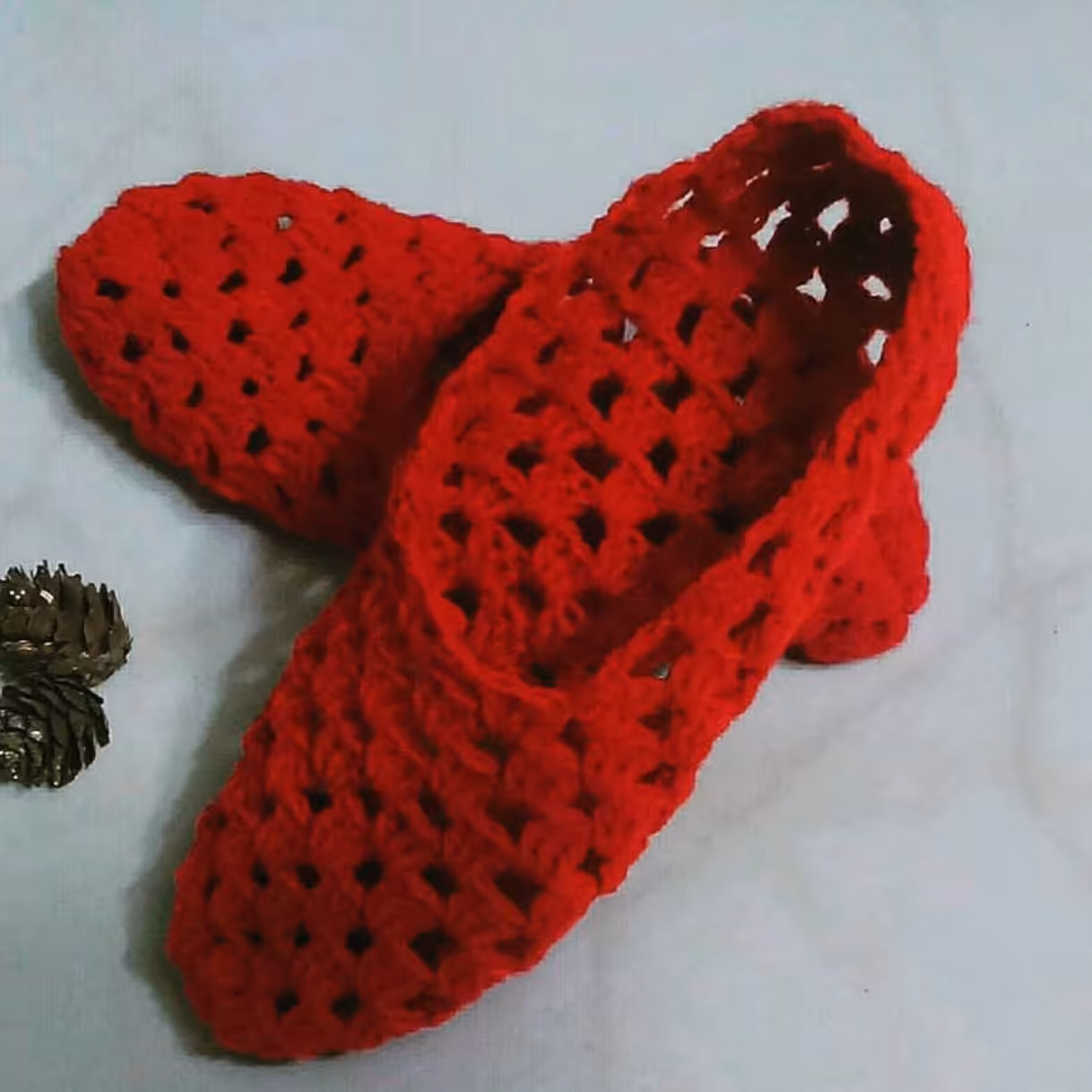 پاپوش قلاب بافی