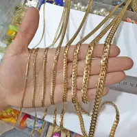 زنجیر کارتیر فشرده استیل طلائی واحد 50 سانتیمتری



