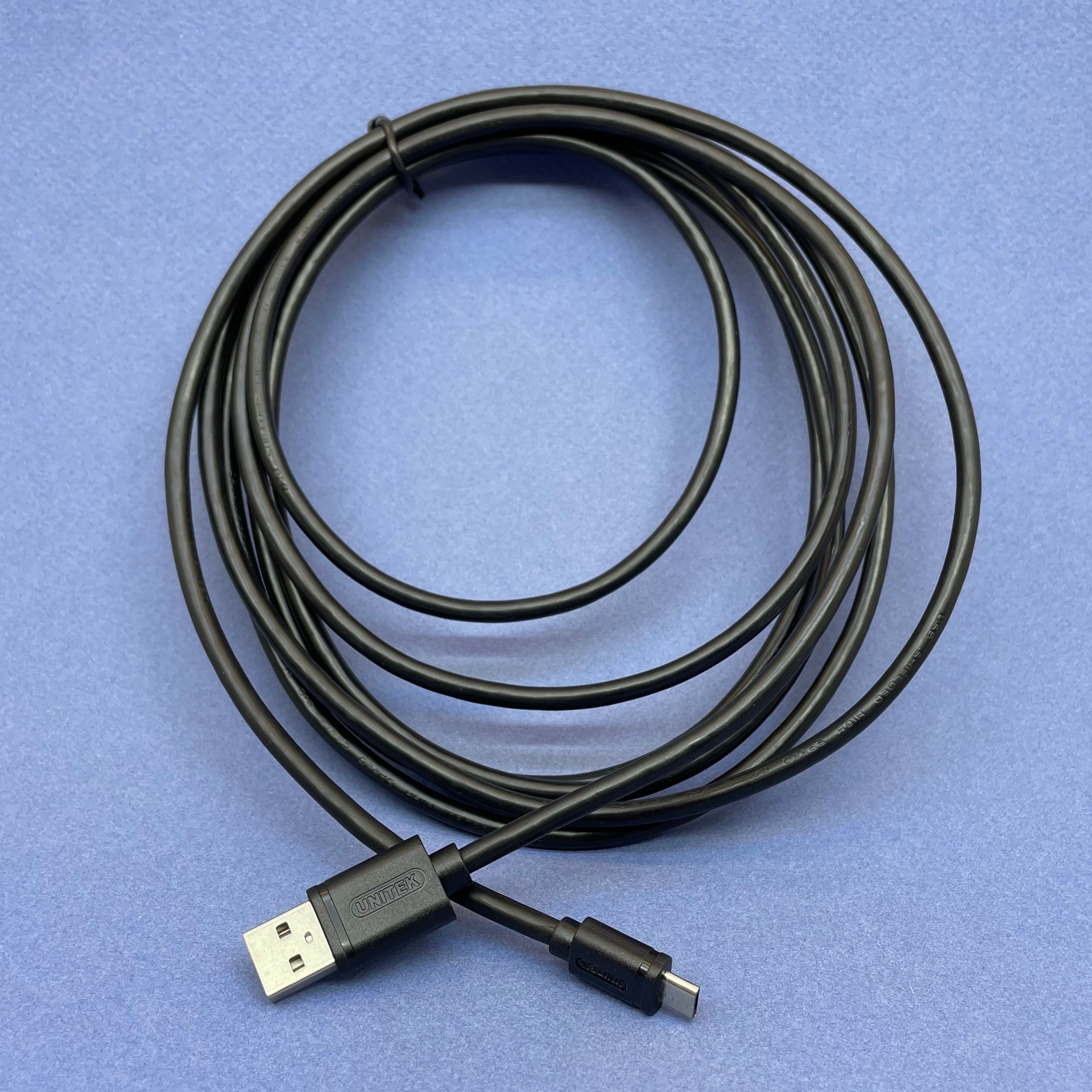 کابل یونیتک اورجینال 3 متری micro USB مدل UNITEK Y-C435GBK
