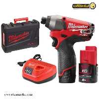 بکس شارژی میلواکی 1/4 اینچ براشلس 12 ولت مدل M12CID-202C