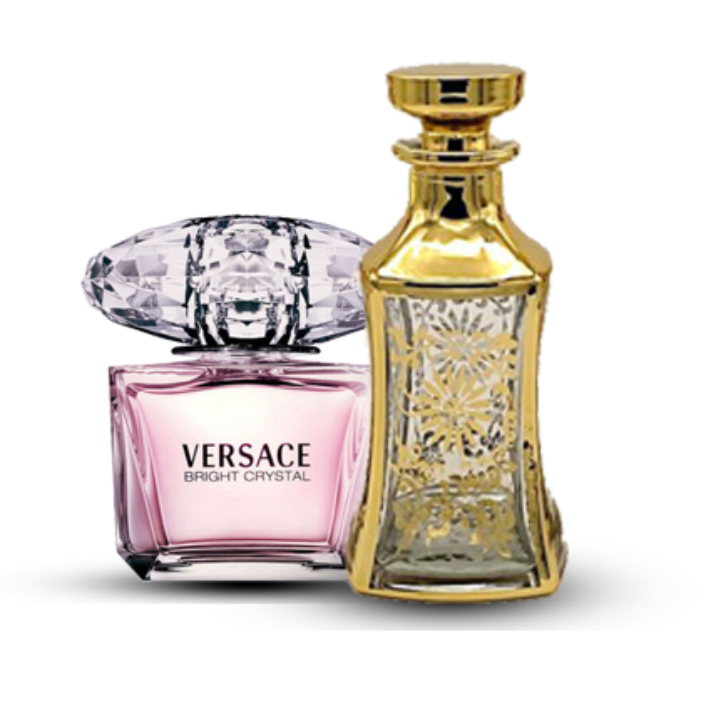عطر برایت کریستال ورساچه صورتی( اسانس خالص و بدون الکل) عطر گرمی