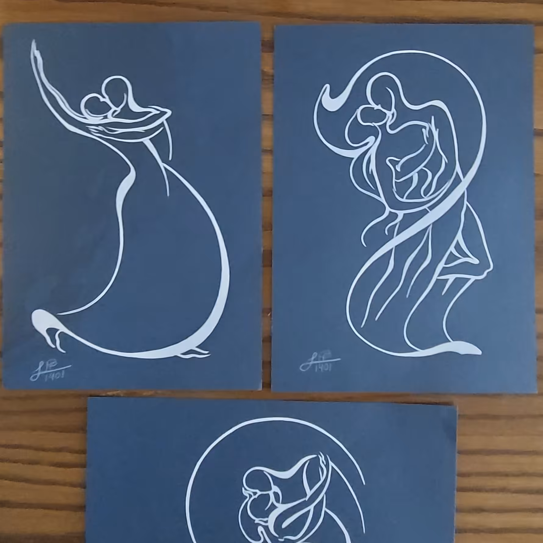 نقاشی مینیمال.طرح مینیاتور.مناسب اتاق خواب و هدیه. 