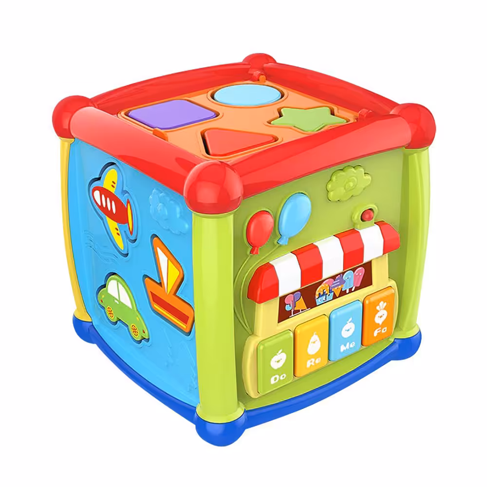 اسباب بازی مکعب پازلی موزیکال هانگر HUANGER