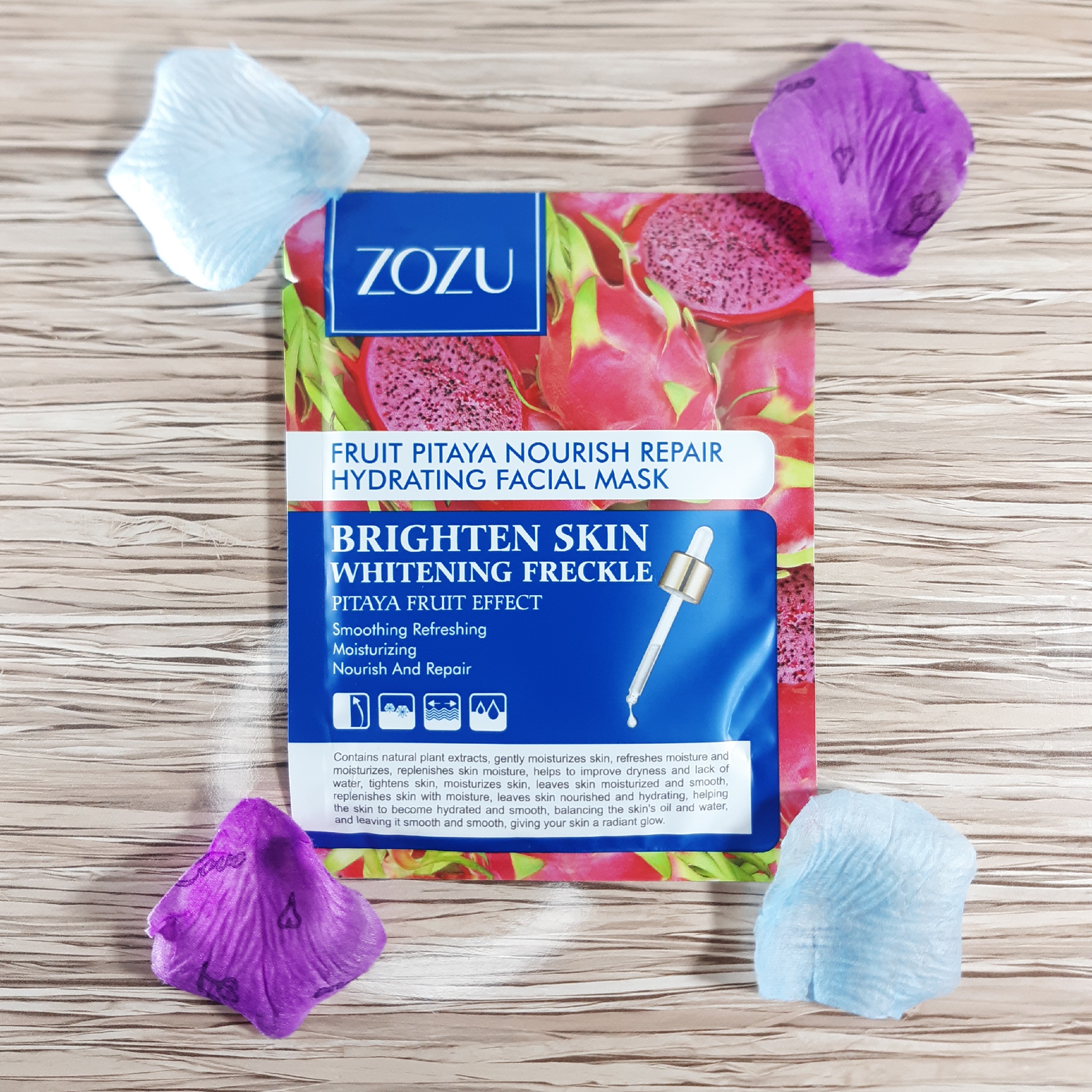 ماسک ورقه ای صورت میوه اژده ها زوزو (آرایشی بهداشتی الماس)