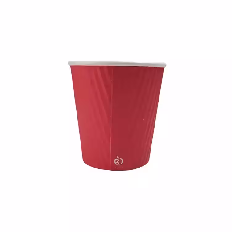 لیوان یکبار مصرف مدل Red Espresso بسته 25 عددی رنگ قرمز