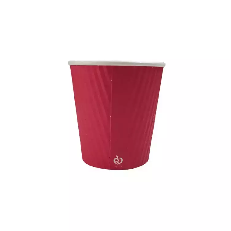 لیوان یکبار مصرف مدل Red Espresso بسته 25 عددی رنگ قرمز