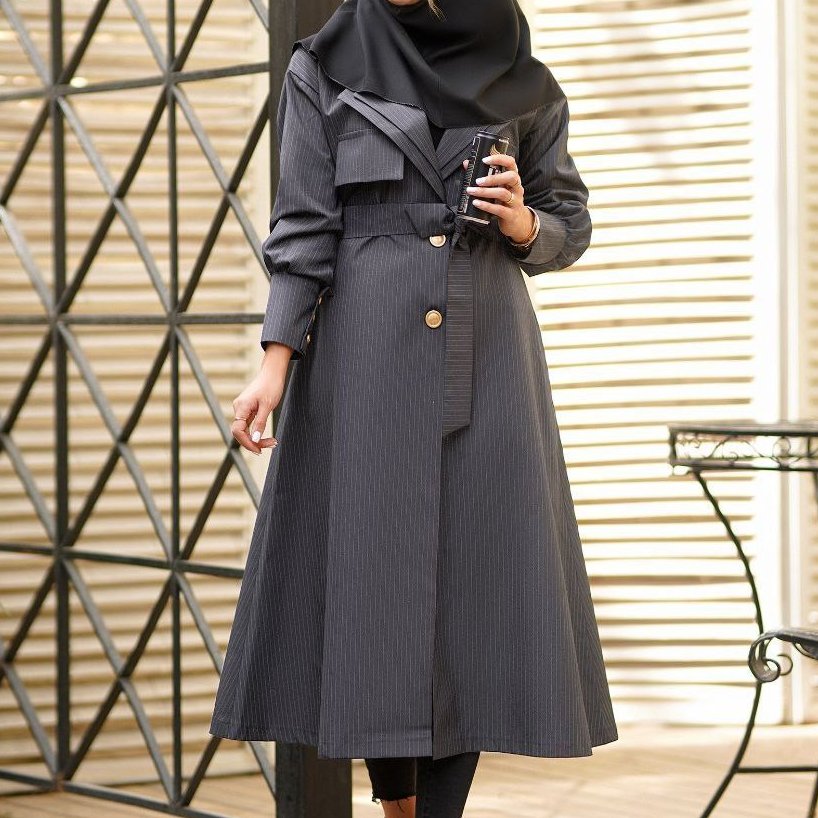 مانتو زنانه دانشجویی بلند شیک