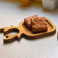 زیر لیوانی گوزن ،سایز حدود 20 در 12 سانتی متر