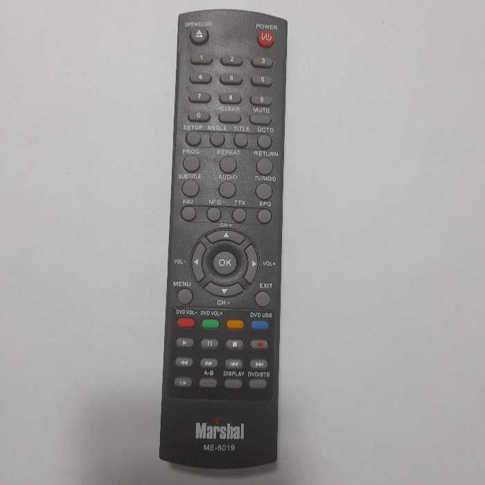 کنترل دی وی دی و گیرنده مارشال 