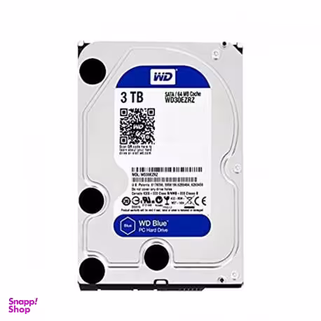 هارددیسک اینترنال وسترن دیجیتال (WD) مدل Blue WD30EZRZ ظرفیت 3TB رنگ نقره ای