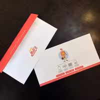 چاپ 1000 عدد پاکت نامه ملخی 260 - 230 mm