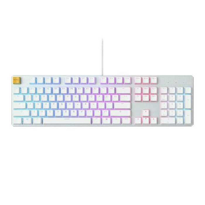 کیبورد گیمینگ گلوریوس GMMK Full Size White Prebuilt Brown