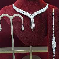 سرویس نقره طرح جواهری 104