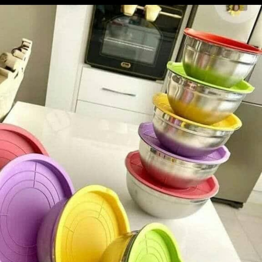 لگن استیل درب دار