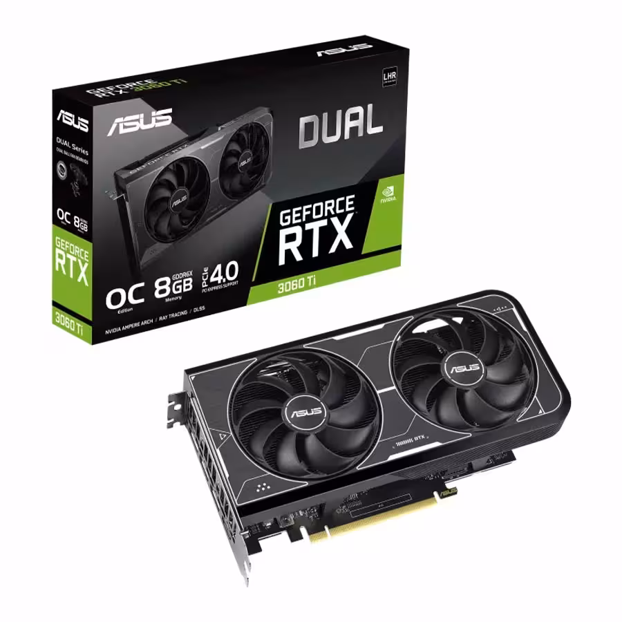کارت گرافیک ایسوس Dual GeForce RTX 3060 Ti OC Edition 8GB GDDR6X