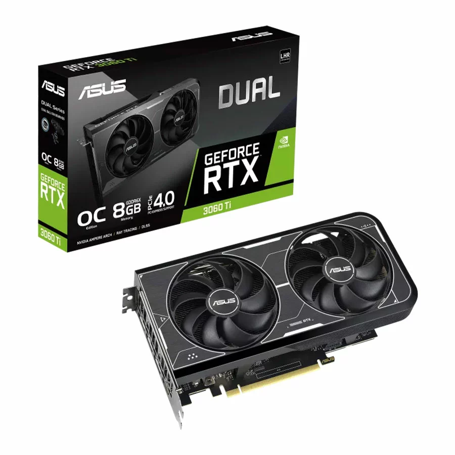 کارت گرافیک ایسوس Dual GeForce RTX 3060 Ti OC Edition 8GB GDDR6X