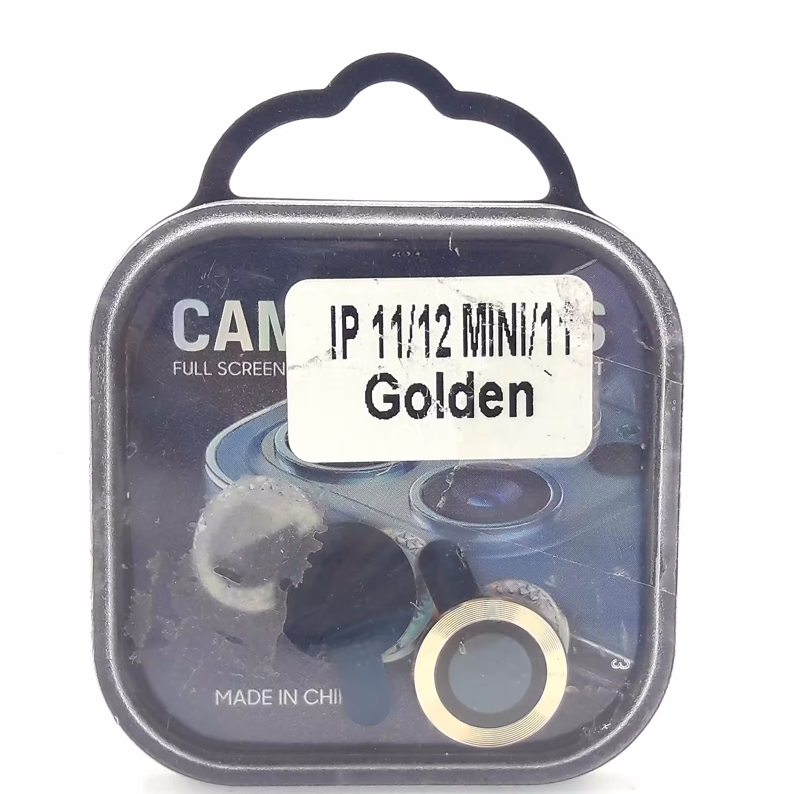 محافظ لنز دوربین فلزی رینگی آیفون11و12مینی و 11