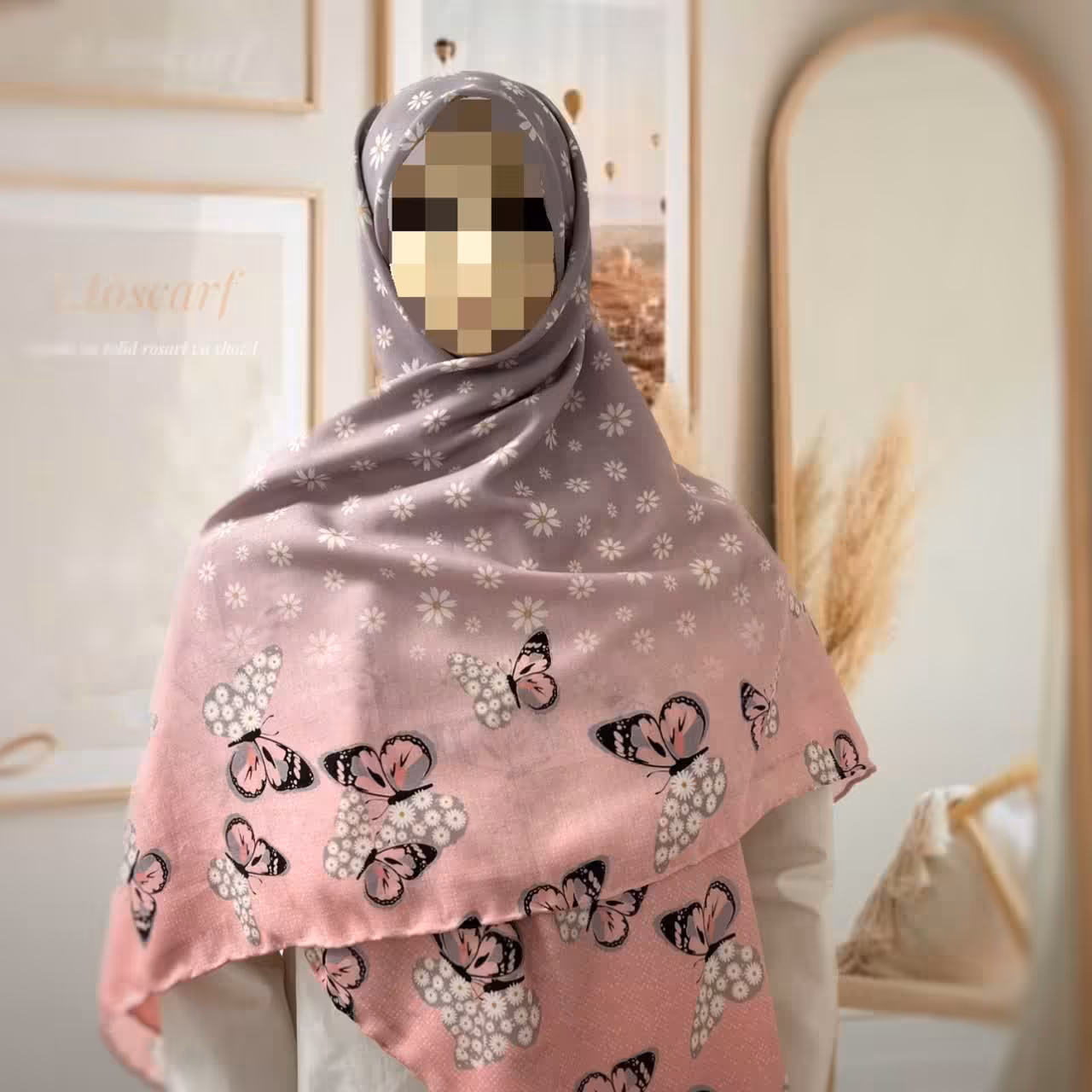 روسری نخ بهاره فوق العاده باکیفیت