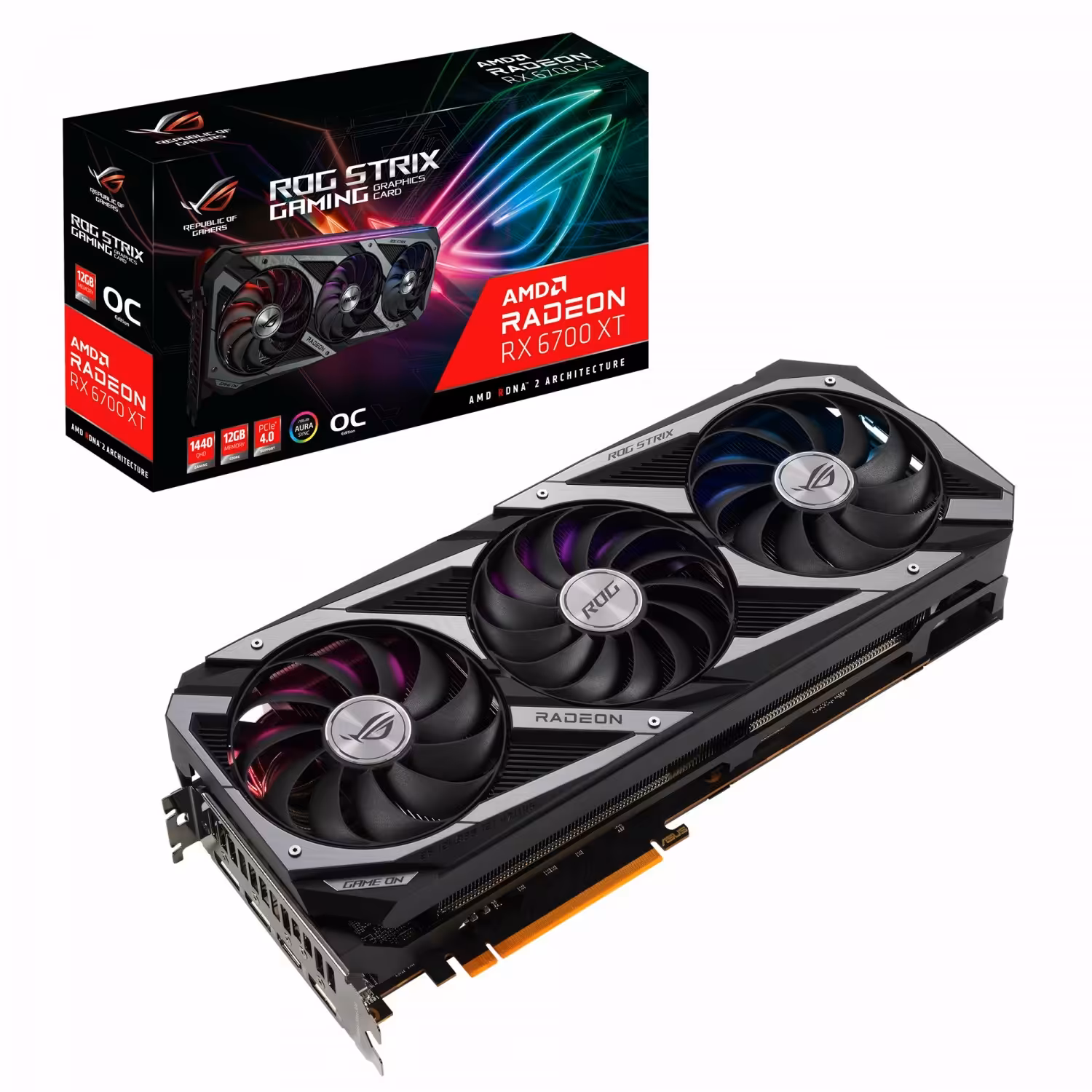 کارت گرافیک ایسوس ROG STRIX RX6700XT O12G GAMING