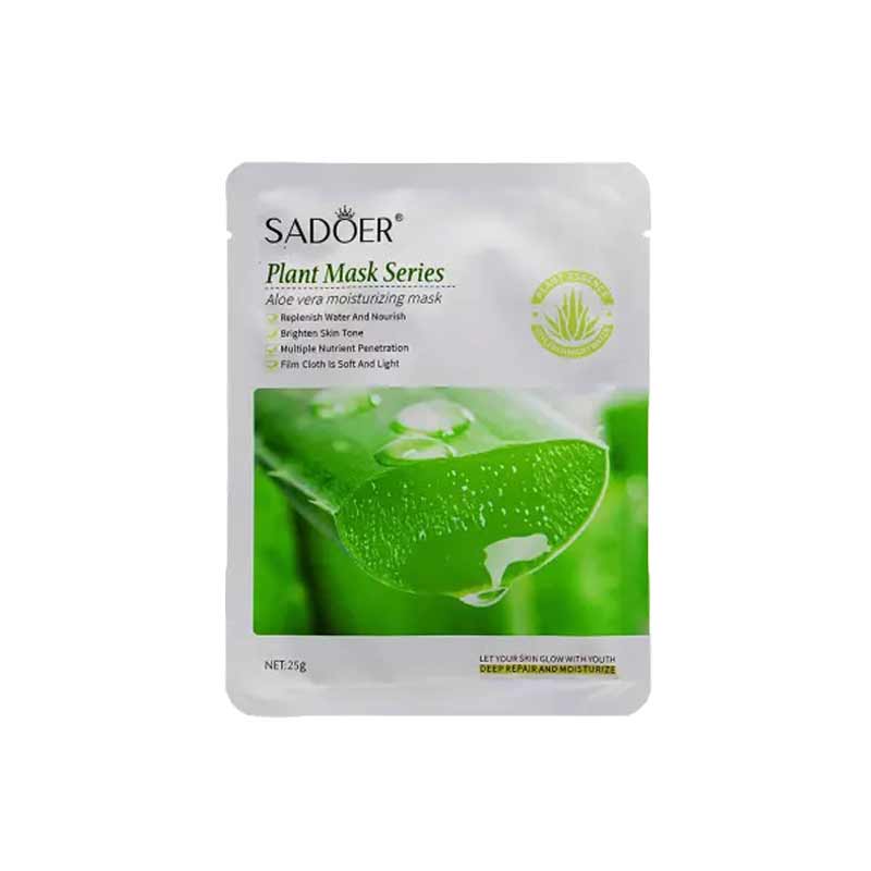 ماسک ورقه ای گیاهی صورت آلوئه ورا سادور sador