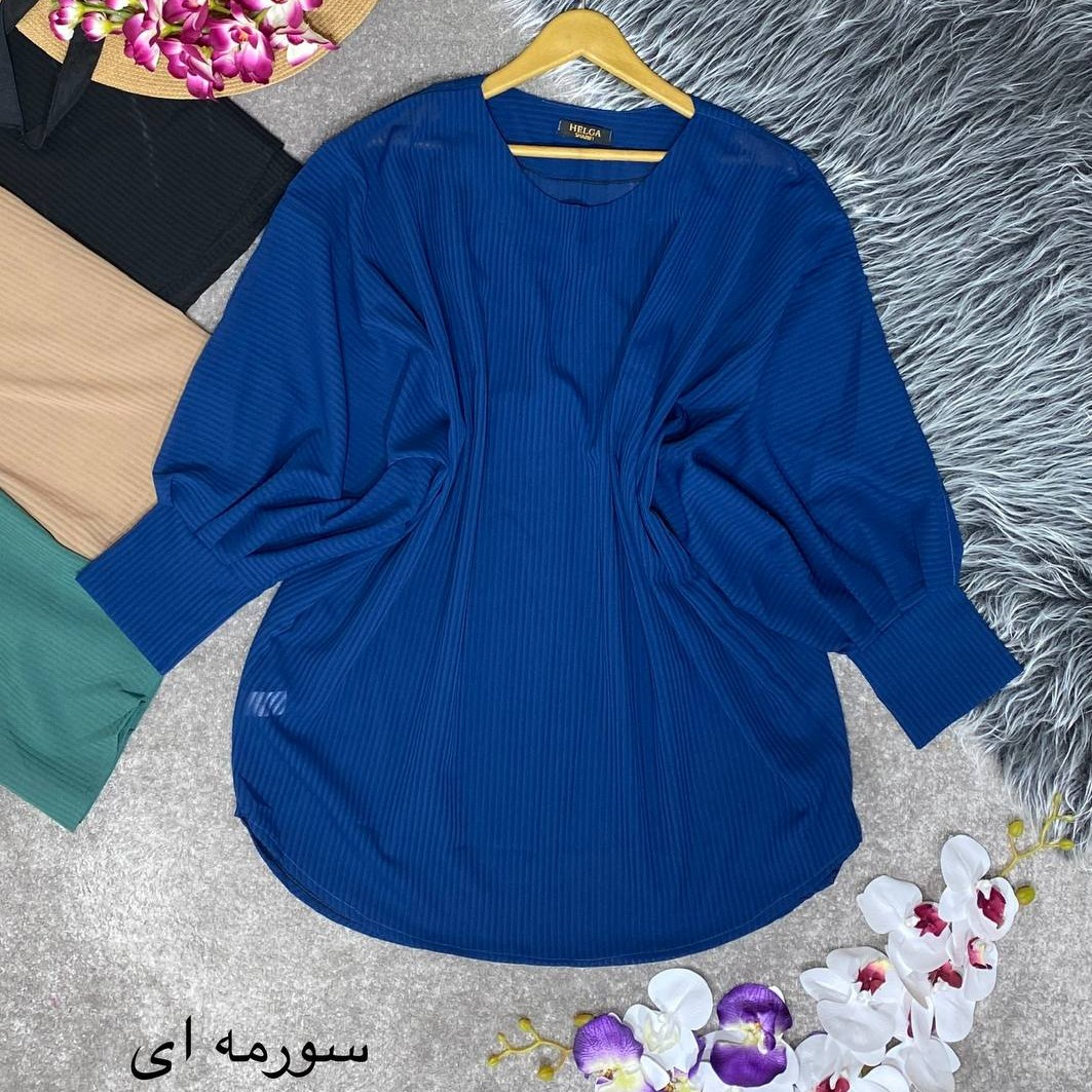 مانتو مدل ترنم جنس  حریر میله ای فوق العاده جذاب زیبا و شیک تخنور عالی
