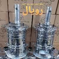 سماور هیزمی و زغالی استیل 8 لیتری 