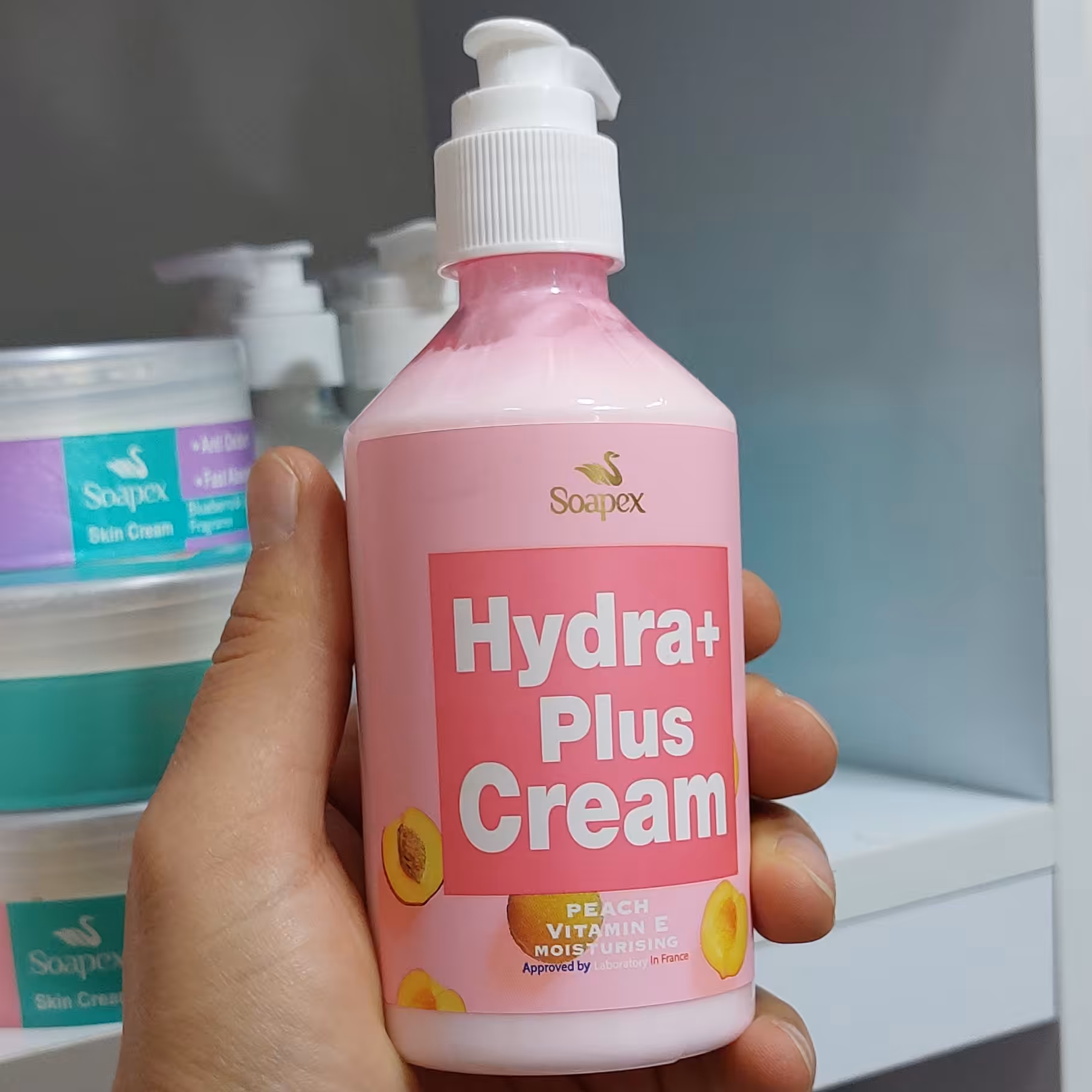 کرم دست و صورت سوپکس پمپی  250  میل  رایحه  هلو