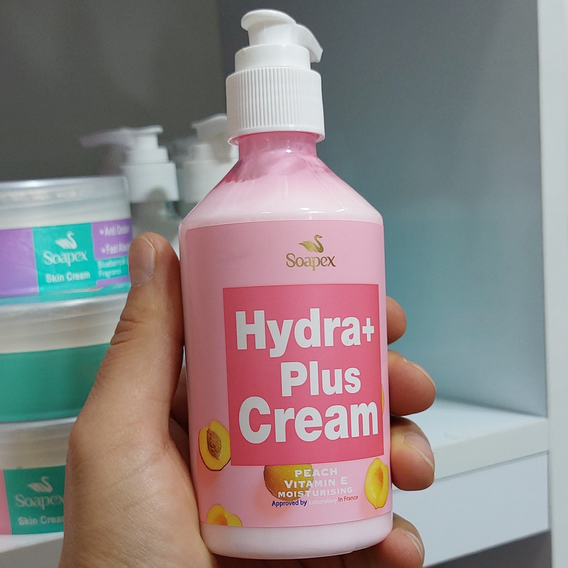 کرم دست و صورت سوپکس پمپی  250  میل  رایحه  هلو