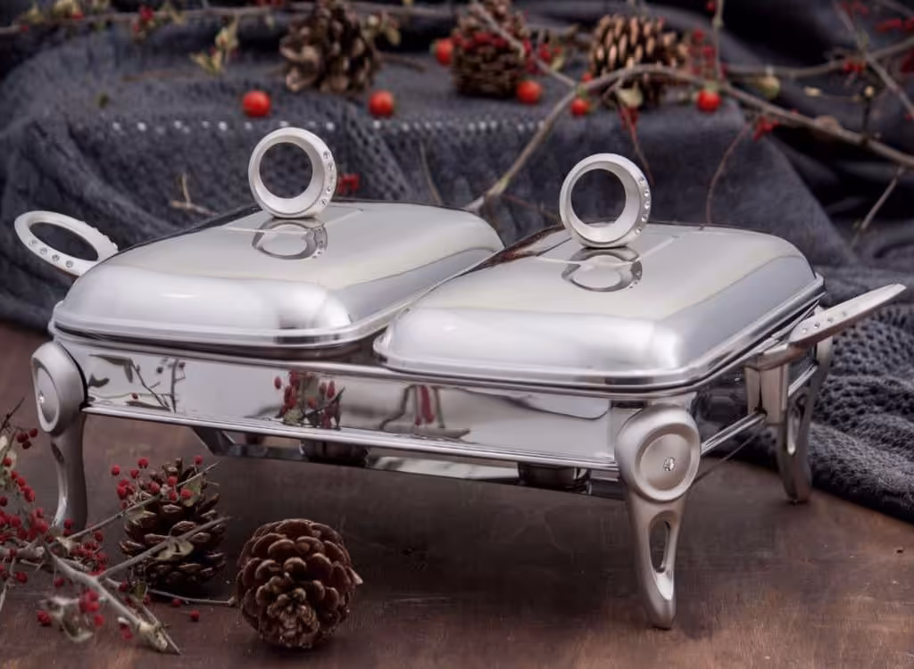 سوفله مستطیل دوقلو مستعطیل حلقه نگین پایه مات SAFINOX کد KM500