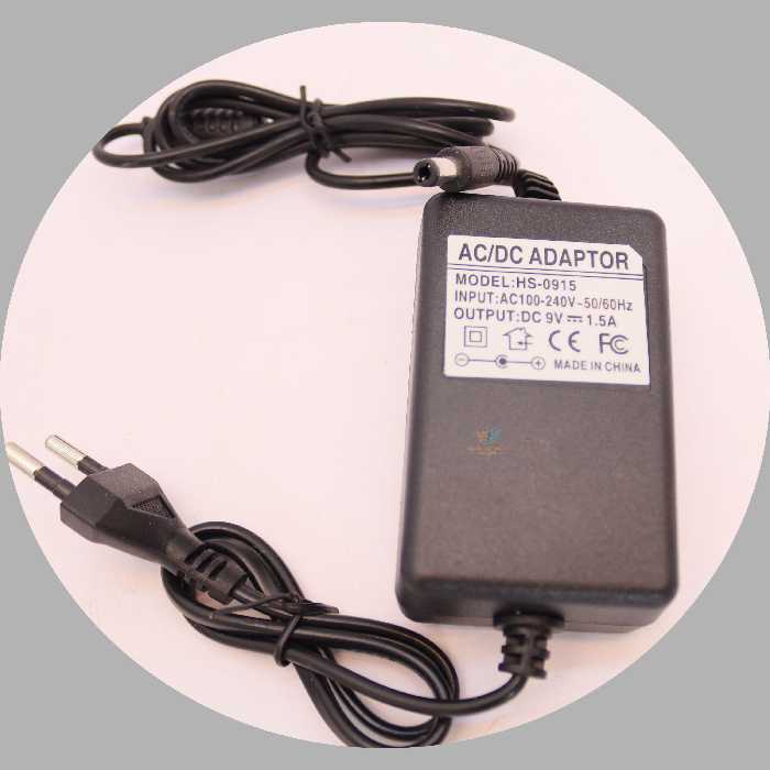 آداپتور 9 ولت 1.5  آمپر  - فروش عمده آداپتور الکتوبکا 1654