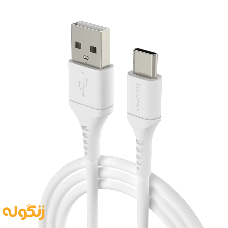 کابل USB به USB-C هادرون مدل HTC-A-C01 طول 1 متر - زنگوله