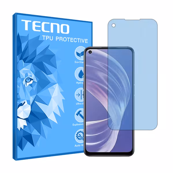 گلس اوپو A73 5G مدل هیدروژلی مات آنتی بلو برند تکنو کد S