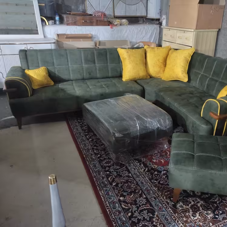 مبلمان راحتی ال سبز 