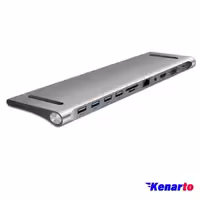 هاب و داک استیشن USB-C یازده پورت کی نت مدل K-MFCMS1111