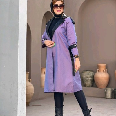 مانتو بارانی کتان تی سی 1128