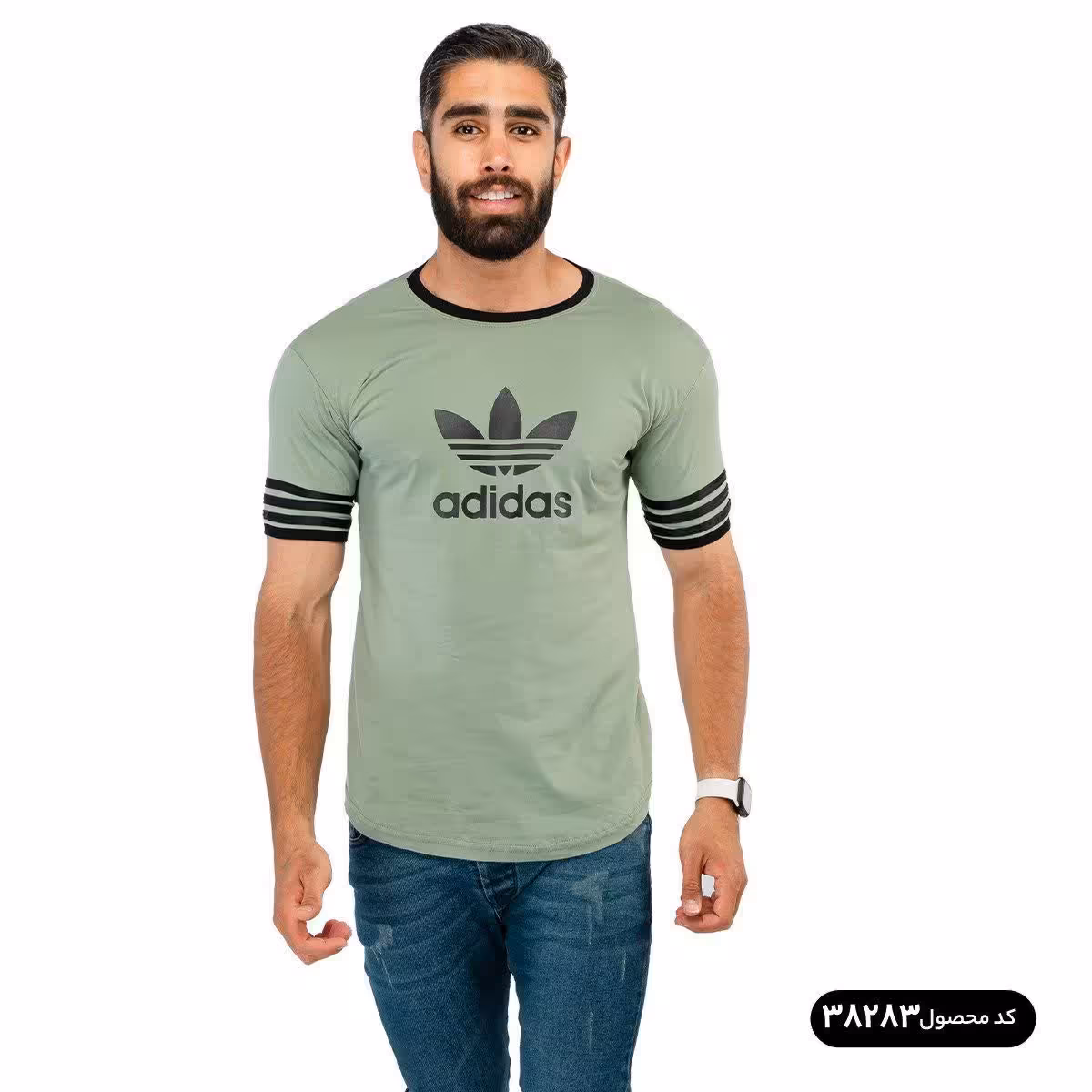 تیشرت مردانه یقه گرد آدیداس