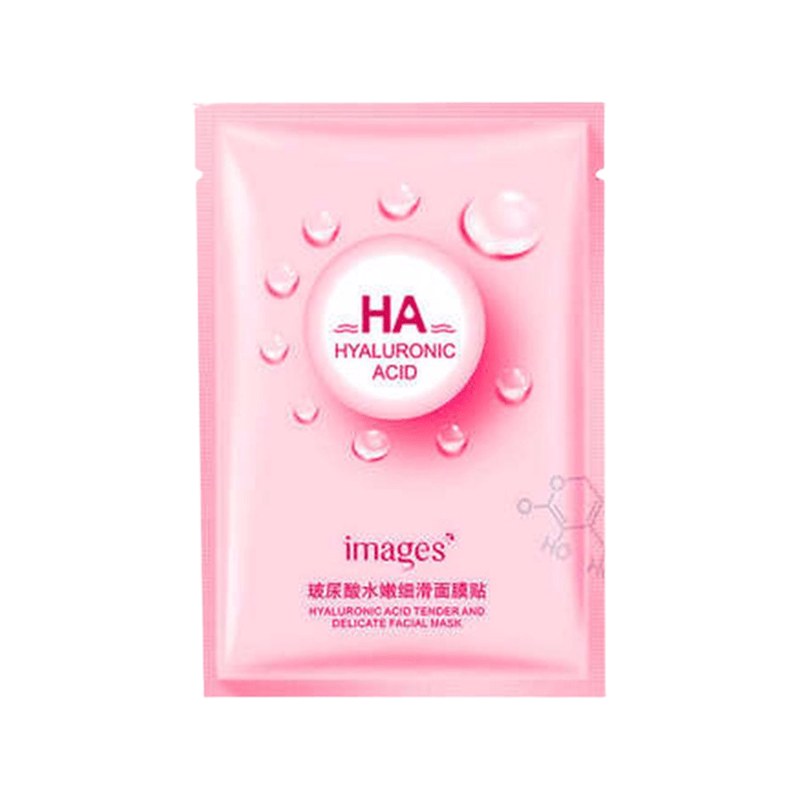 ماسک صورت ورقه ای ایمیج هیلورونیک صورتی
