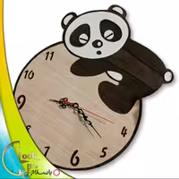 ساعت دیواری طرح پاندا کد 406