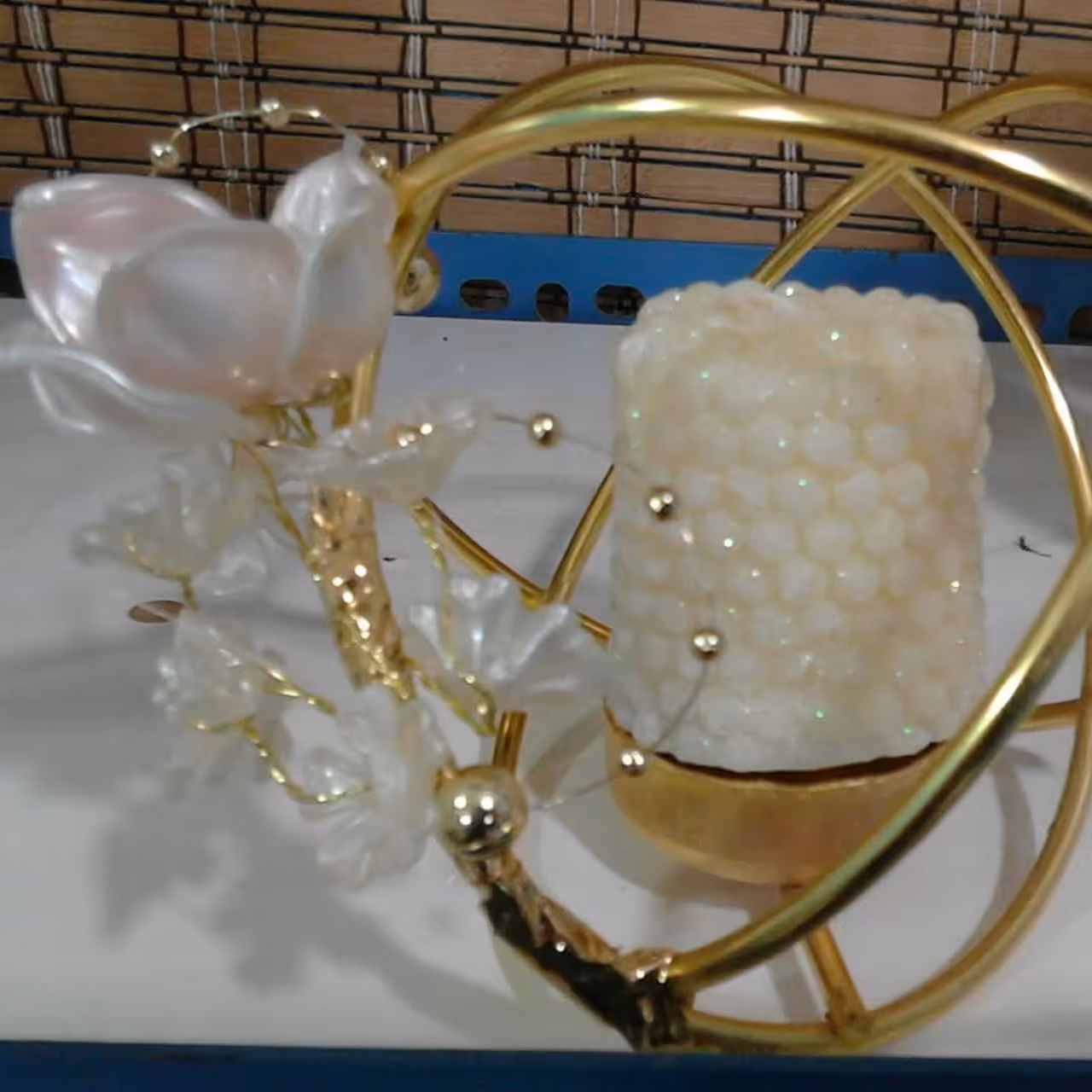 جا شمعی استیل 