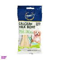 تشویقی سگ گناولز مدل CALCIUM MILKBONE2 وزن 110 گرم بسته 2 عددی