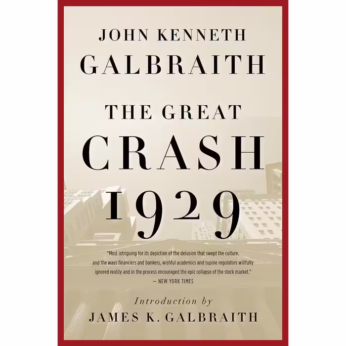 کتاب زبان اصلی The Great Crash  اثر John Glabraith and John Kenneth Galbraith