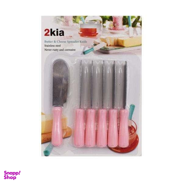 کارد صبحانه خوری کد TP327 مجموعه 6 عددی