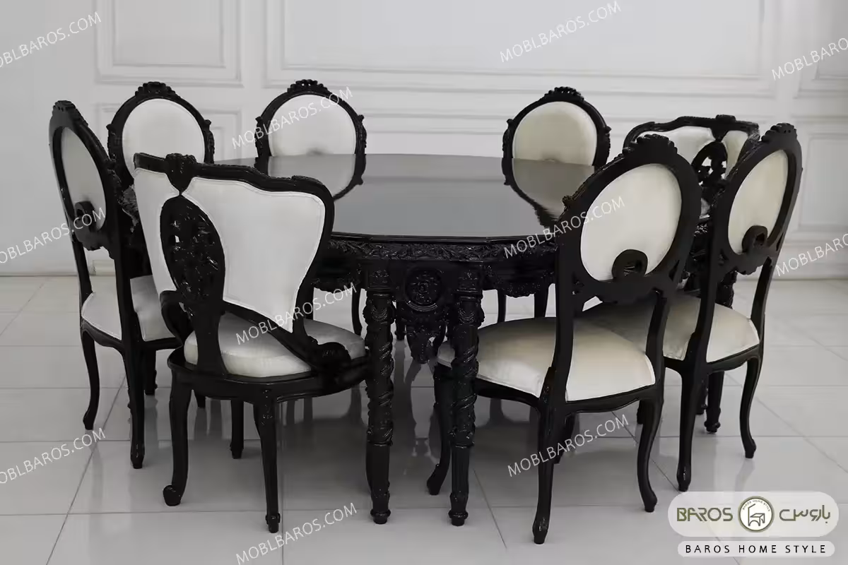 میز ناهارخوری لوکس و جدید نوادا کد 4