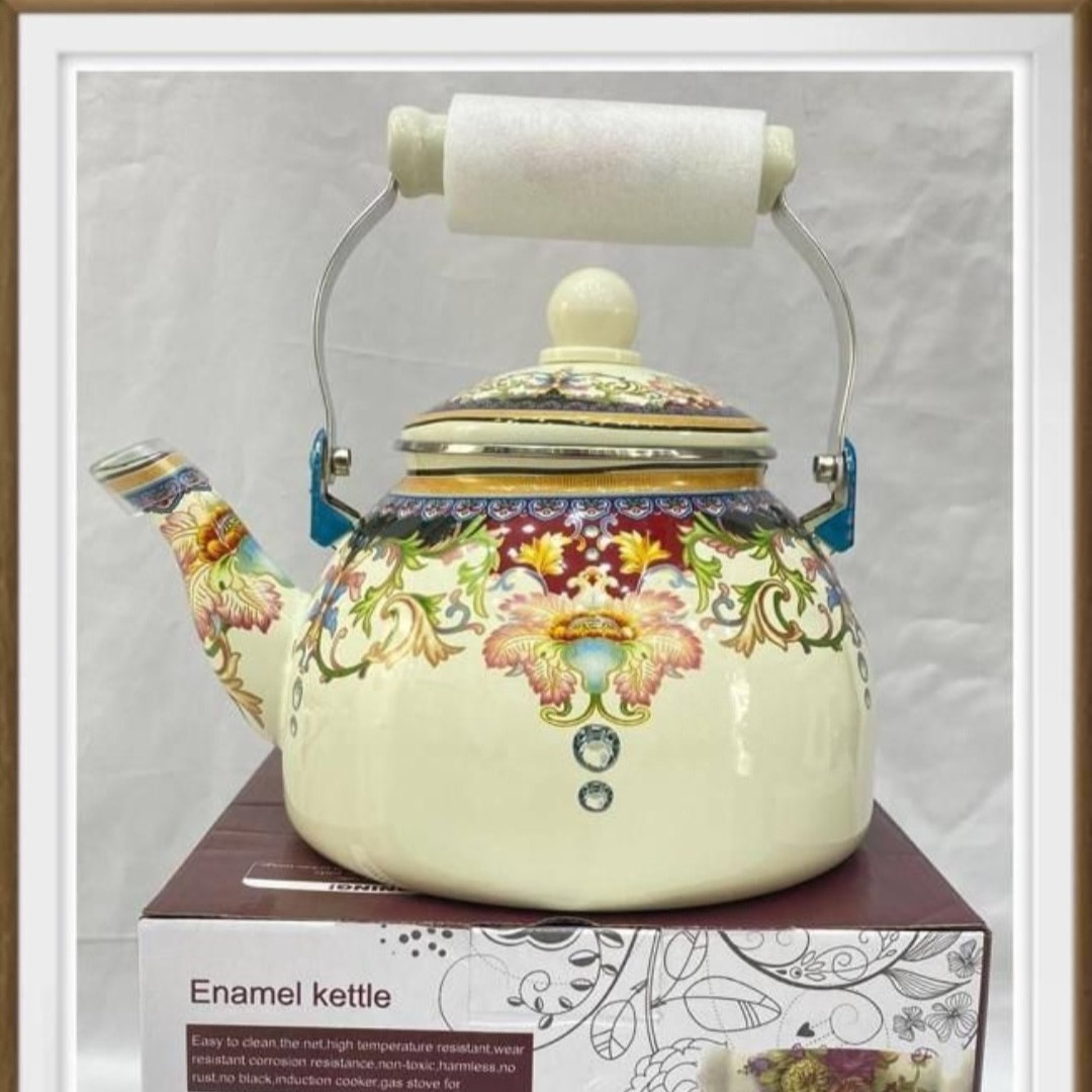 کتری لعابی درجه یک سنگین 2.8 لیتر