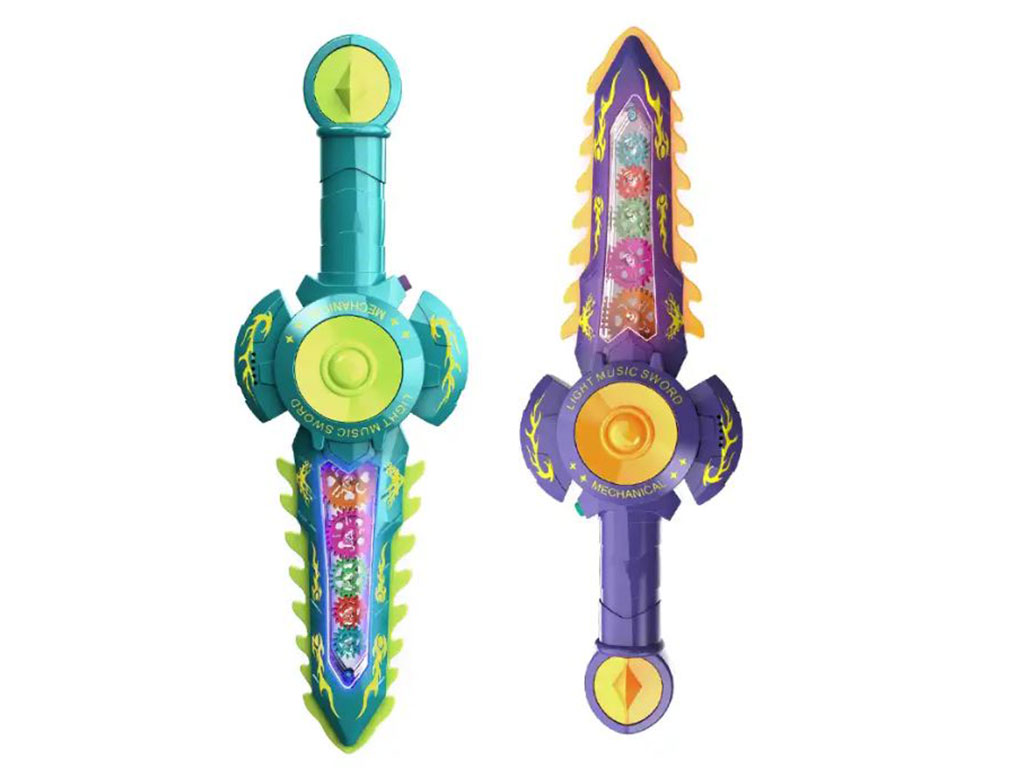 شمشیر چرخ دنده ای، موزیکال و چراغدار طرح جنگ ستارگان اسباب بازی