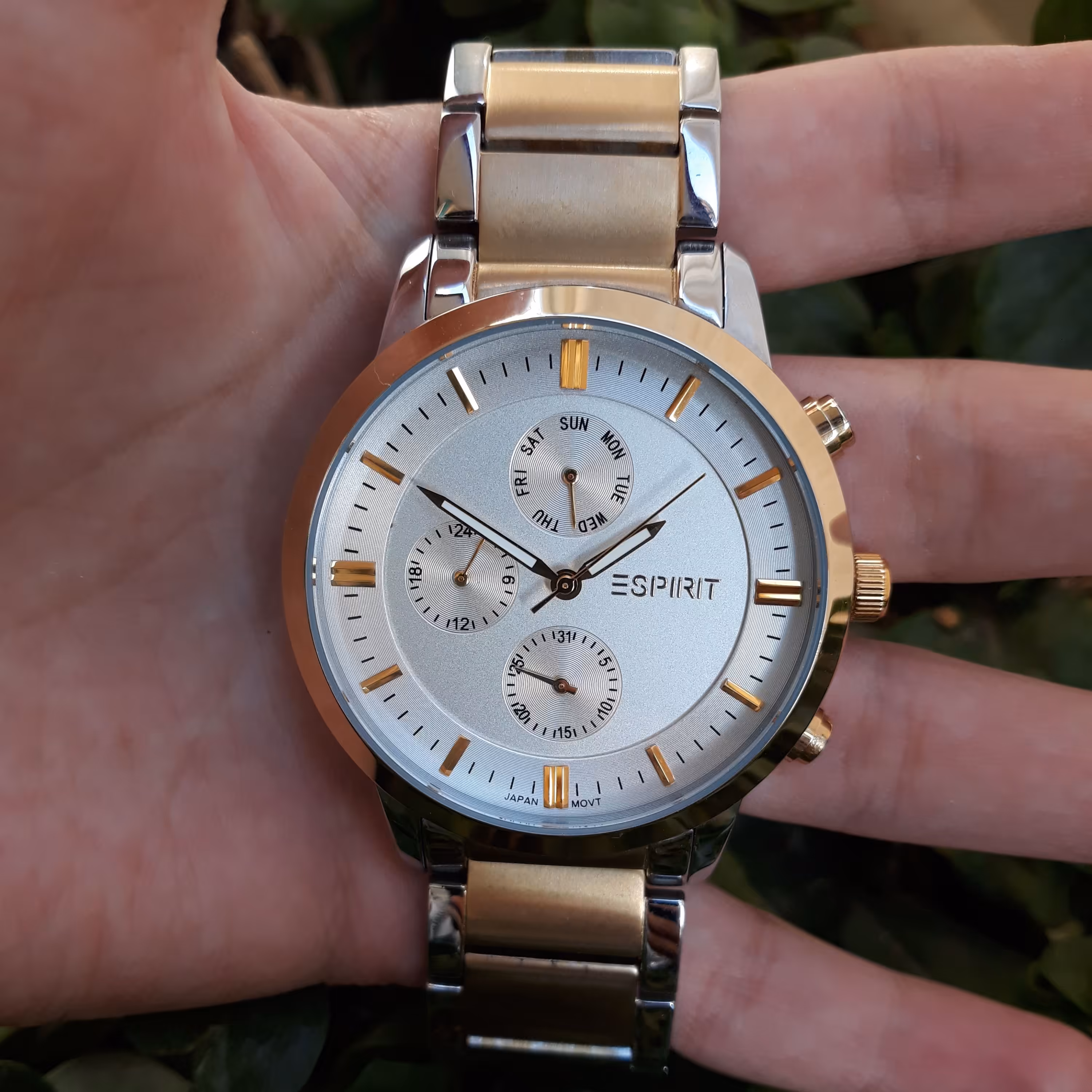 ساعت مردانه سه موتوره فول دیت اسپریت ساعت ویژن